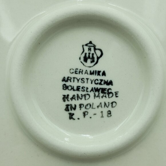 Polish Pottery Autumn Ceramika Artystyczna Dinner Plate Round Platter - Picture 6 of 8